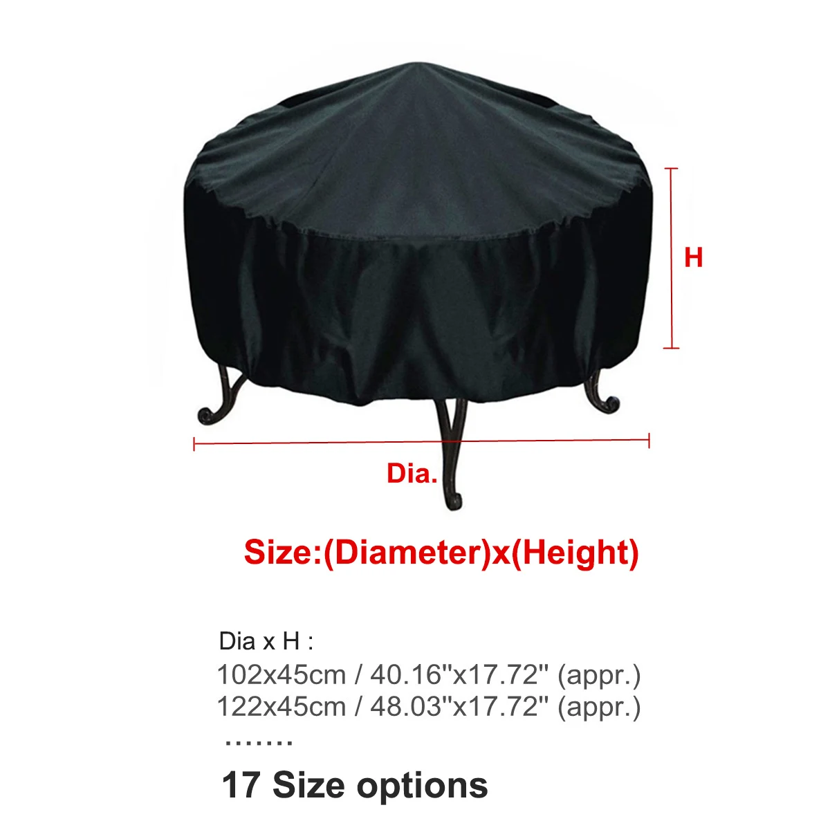 Waterproof Patio Fire Pit Cove - Outdoor Furniture Fabric Waterproof avis et prix