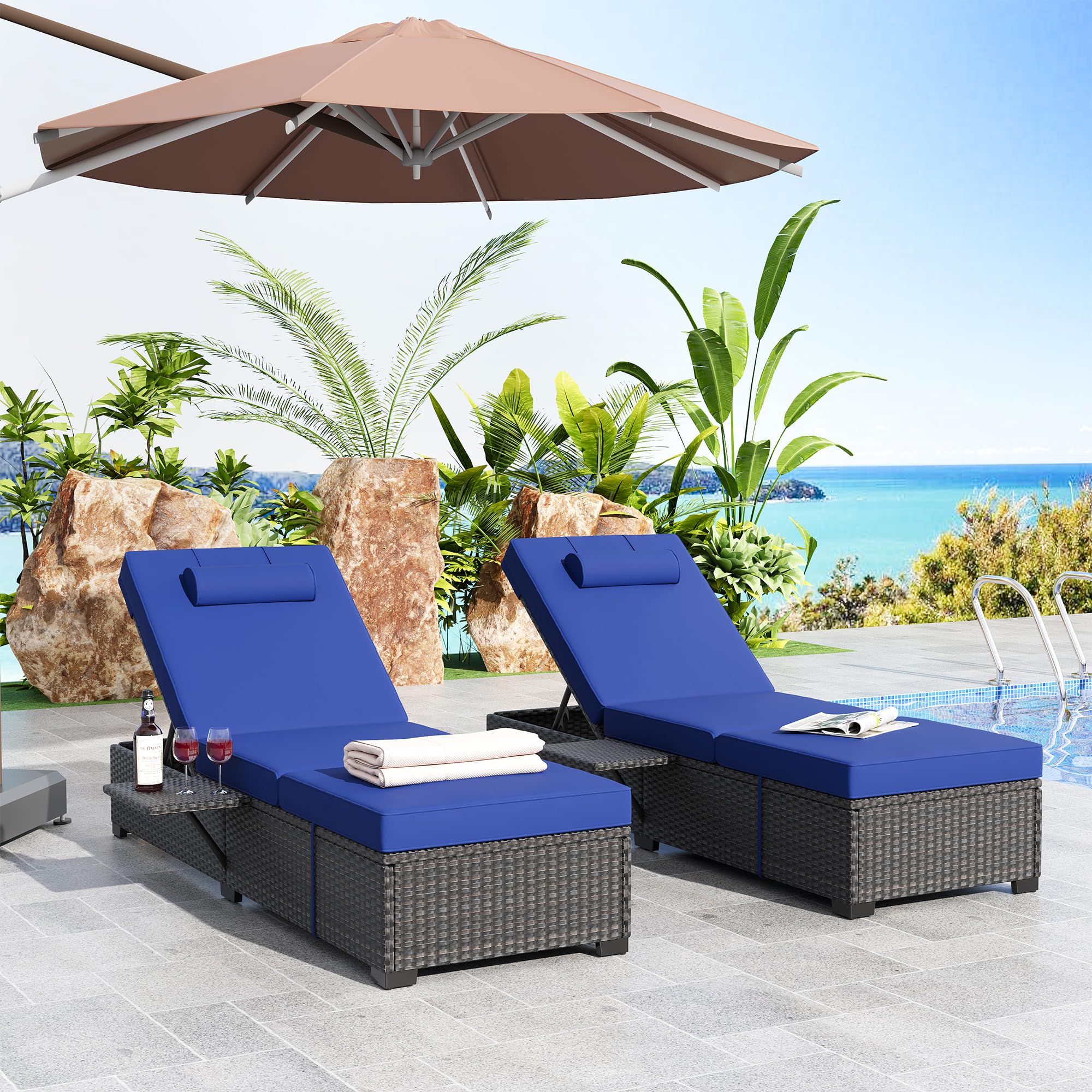 Outdoor Chaise Lounge Chairs S - Deck Chair Lounger avis et prix