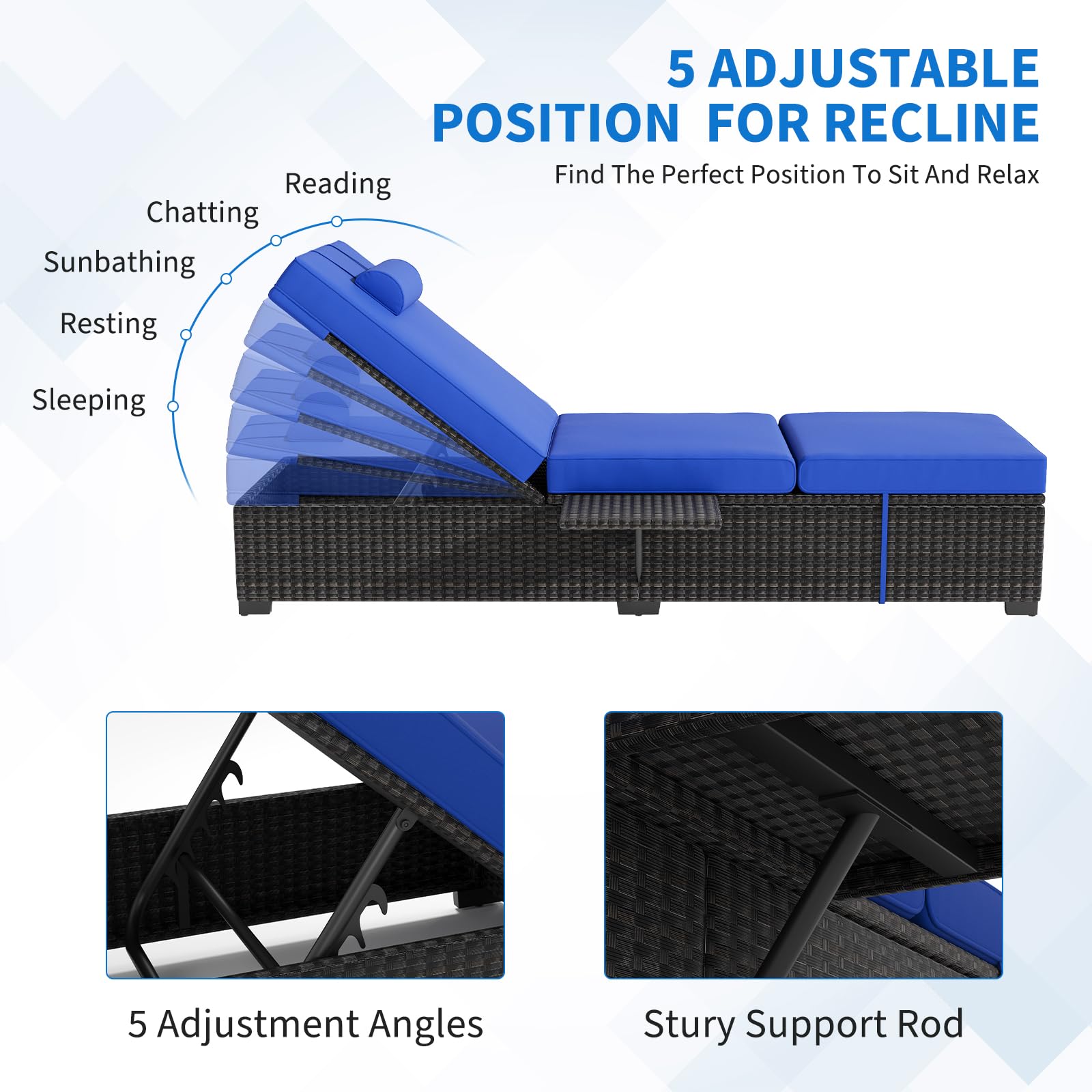 Outdoor Chaise Lounge Chairs S - Deck Chair Lounger avis et prix