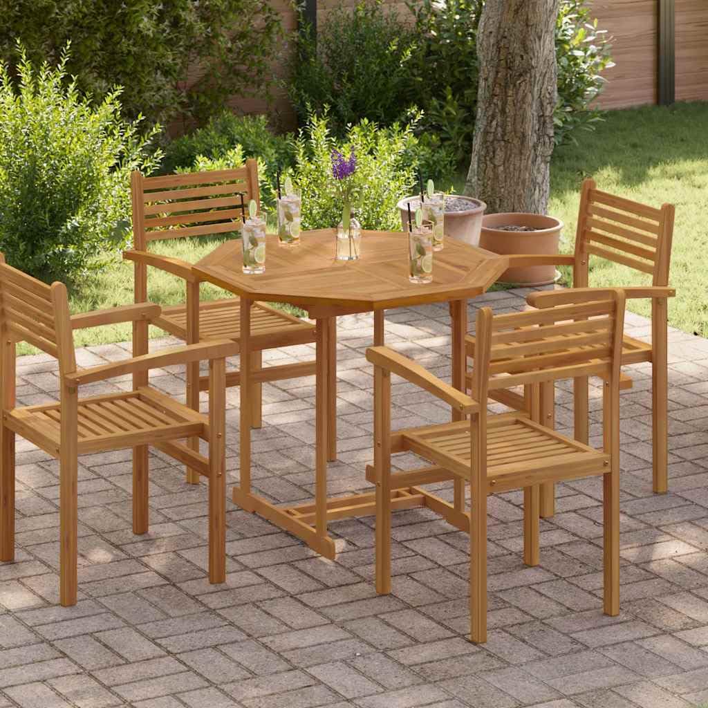 Octagonal Solid Teak Table Top - Outdoor Furniture Oil Teak avis et prix